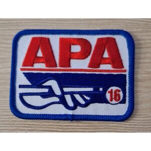 APA Pool Leagues 16 2016 Membership embroidered Iron on patch